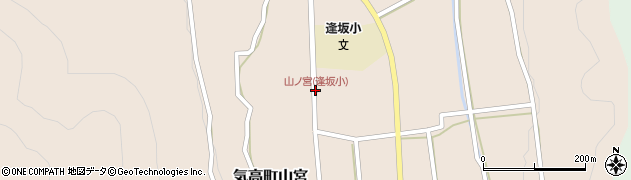 山ノ宮(逢坂小)周辺の地図