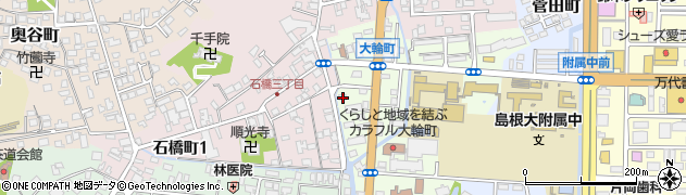 島根県松江市大輪町409周辺の地図