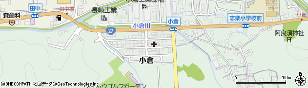 京都府舞鶴市小倉303周辺の地図