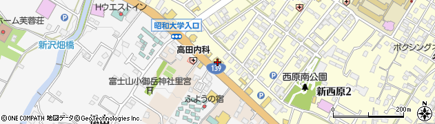 藍屋 富士吉田店周辺の地図