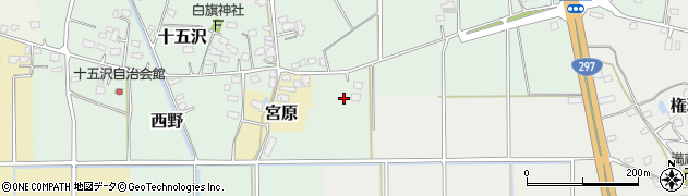 千葉県市原市十五沢107周辺の地図