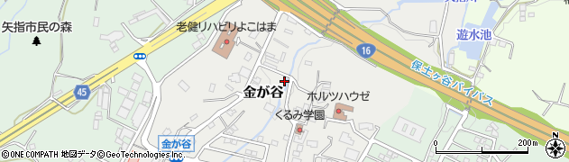 神奈川県横浜市旭区金が谷575周辺の地図