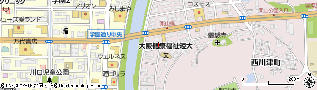 ダスキン西川津支店周辺の地図