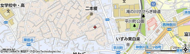 神奈川県横浜市神奈川区二本榎5周辺の地図