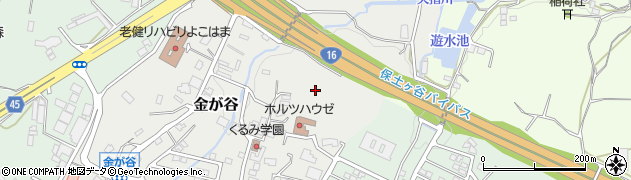 神奈川県横浜市旭区金が谷496周辺の地図
