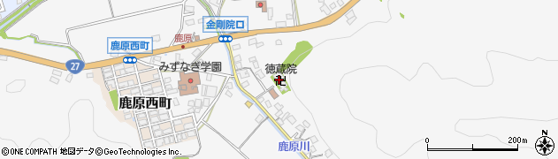 徳蔵院周辺の地図