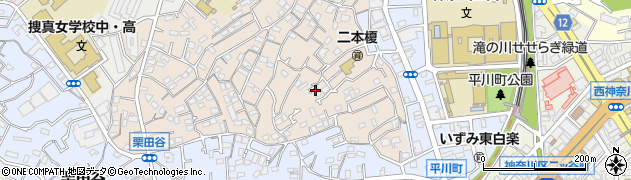 神奈川県横浜市神奈川区二本榎11周辺の地図