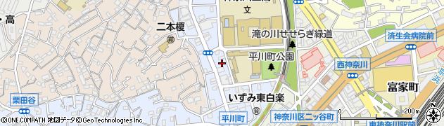 神奈川県横浜市神奈川区平川町10周辺の地図
