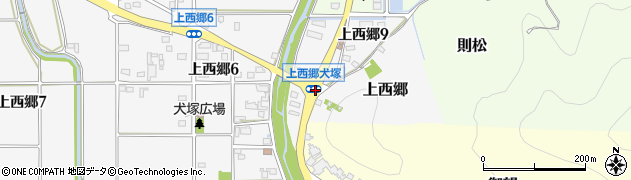 上西郷犬塚周辺の地図