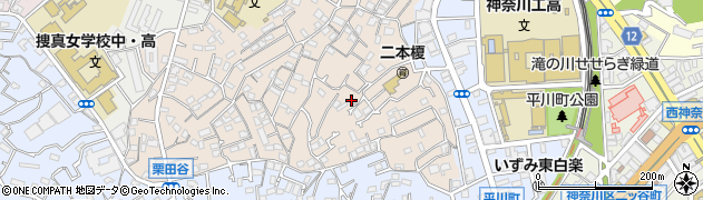 神奈川県横浜市神奈川区二本榎20周辺の地図