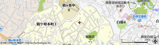 神奈川県横浜市旭区鶴ケ峰本町2丁目10周辺の地図
