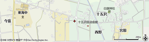 千葉県市原市十五沢254周辺の地図