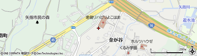 神奈川県横浜市旭区金が谷623周辺の地図