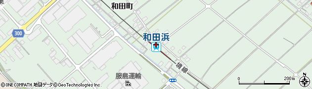 鳥取県米子市周辺の地図