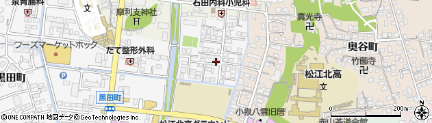 島根県松江市黒田町544周辺の地図