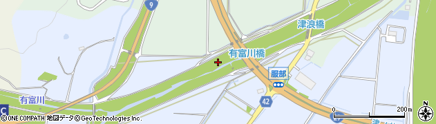 有富川橋周辺の地図