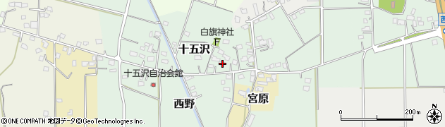 千葉県市原市十五沢183周辺の地図