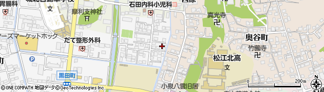 島根県松江市黒田町606周辺の地図
