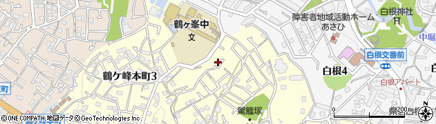 神奈川県横浜市旭区鶴ケ峰本町2丁目9周辺の地図