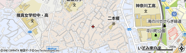 神奈川県横浜市神奈川区二本榎18周辺の地図