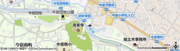 神奈川県横浜市旭区今宿南町1673周辺の地図