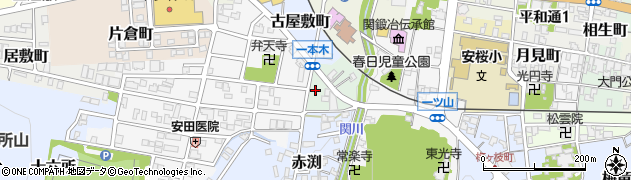 岐阜県関市寺内町34周辺の地図