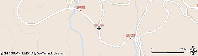 宮田前周辺の地図