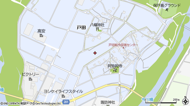〒501-3958 岐阜県関市戸田の地図