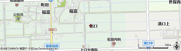岐阜県岐阜市福富（出口）周辺の地図