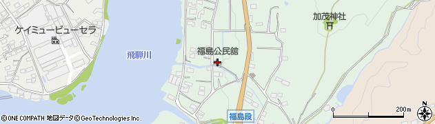 福島公民舘周辺の地図