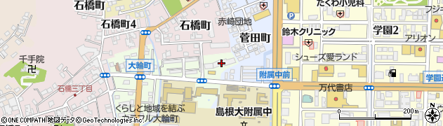 島根県松江市大輪町418周辺の地図