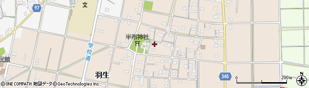 岐阜県加茂郡富加町羽生920周辺の地図