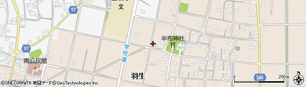 岐阜県加茂郡富加町羽生1354周辺の地図