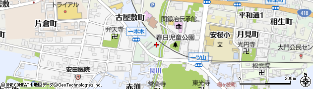 岐阜県関市寺内町29周辺の地図