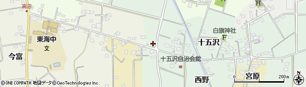 千葉県市原市十五沢261周辺の地図