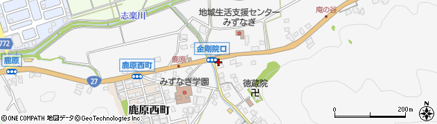 京都府舞鶴市鹿原周辺の地図
