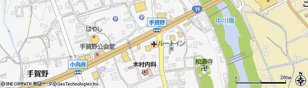 ＡＯＫＩ中津川店周辺の地図