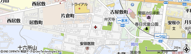 岐阜県関市一本木町周辺の地図