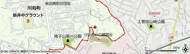 神奈川県横浜市旭区川島町3075周辺の地図