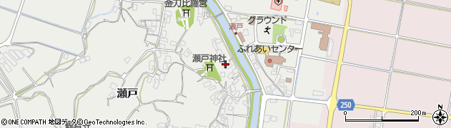 鳥取県東伯郡北栄町瀬戸387周辺の地図