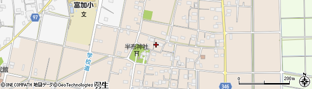 岐阜県加茂郡富加町羽生1242周辺の地図
