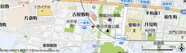 岐阜県関市寺内町38周辺の地図