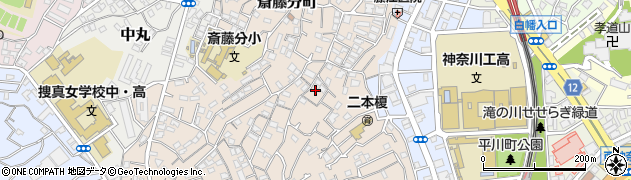 神奈川県横浜市神奈川区二本榎22周辺の地図