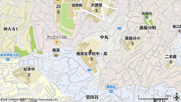 〒221-0803 神奈川県横浜市神奈川区中丸の地図