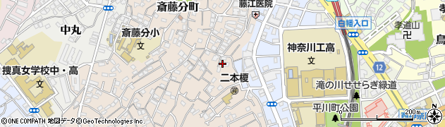 神奈川県横浜市神奈川区二本榎24周辺の地図