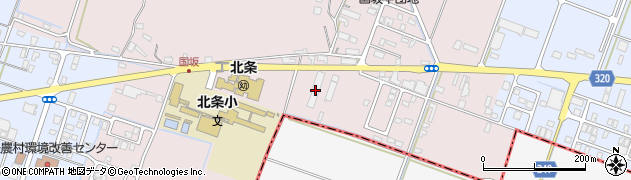 島根米穀株式会社　北条営業所周辺の地図