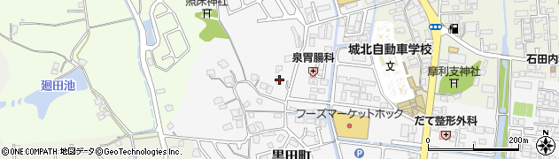 島根県松江市黒田町98周辺の地図