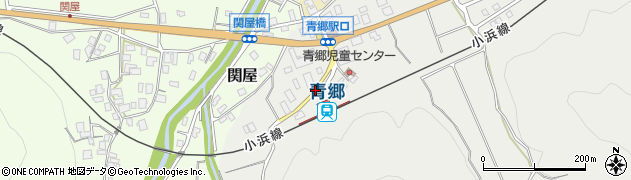 JR青郷駅周辺の地図