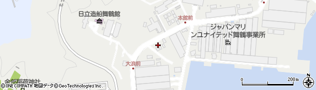 日立造船株式会社　舞鶴工場休日・夜間・保安周辺の地図