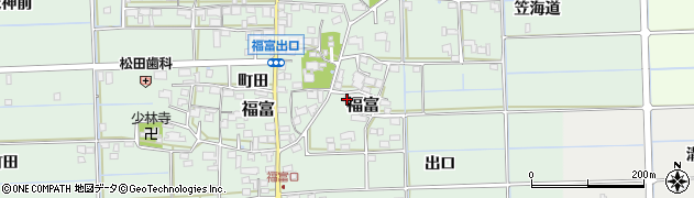 岐阜県岐阜市福富出口46周辺の地図